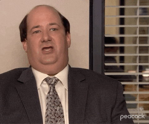 Kevin Malone with few words